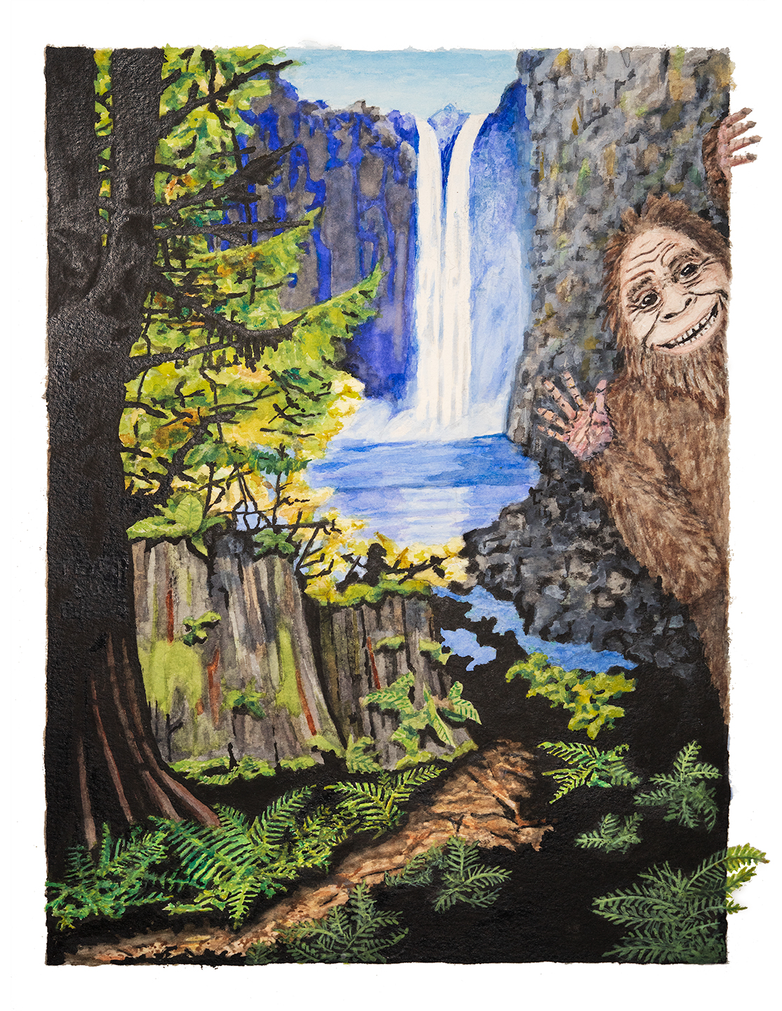 Big Foot at Snoqualmie Falls